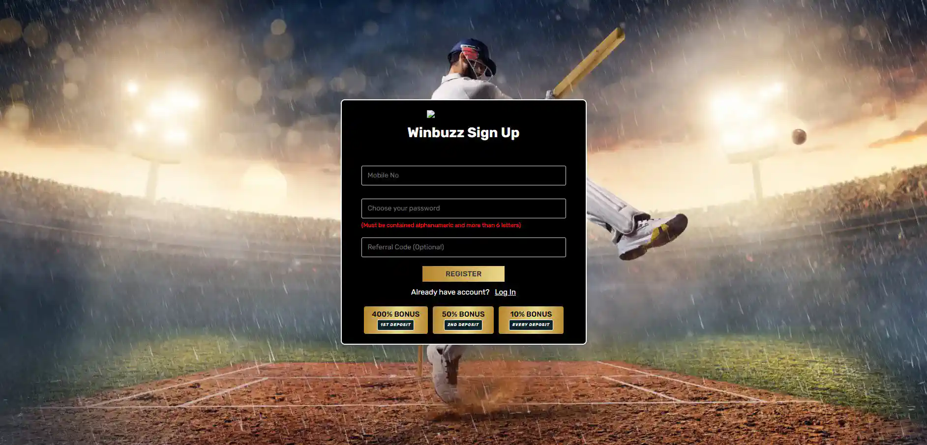 winbuzz login